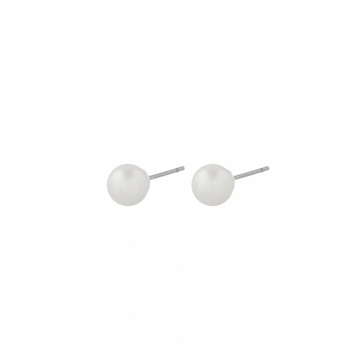 Jackie pearl Earrings 4mm i gruppen Øreringe / Perleøreringe hos SCANDINAVIAN JEWELRY DESIGN (1404-6100-010)