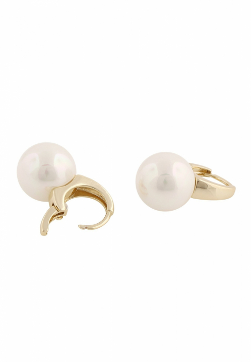 Jackie short Earrings Gold i gruppen Øreringe / Perleøreringe hos SCANDINAVIAN JEWELRY DESIGN (1404-6600-362)