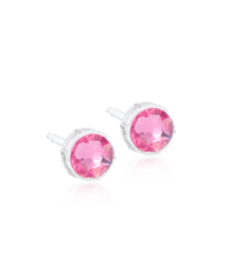 MP Bezel 6 mm, Rose i gruppen Øreringe / Sølvøreringe hos SCANDINAVIAN JEWELRY DESIGN (15-0109-03)