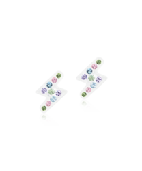 MP Brilliance Flash 8 mm, Light fantasy i gruppen Øreringe / Sølvøreringe hos SCANDINAVIAN JEWELRY DESIGN (15-01185-98)