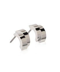 NT Pendant Split Curved 10 mm i gruppen Øreringe / Sølvøreringe hos SCANDINAVIAN JEWELRY DESIGN (15-12156-00)