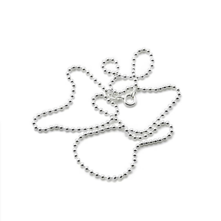 Bead Chain 2 mm Halskæde Sølv 40 cm i gruppen Efva Attling Back Week / Efva Attling Black Week - 20% hos SCANDINAVIAN JEWELRY DESIGN (16-100-00783-0040)