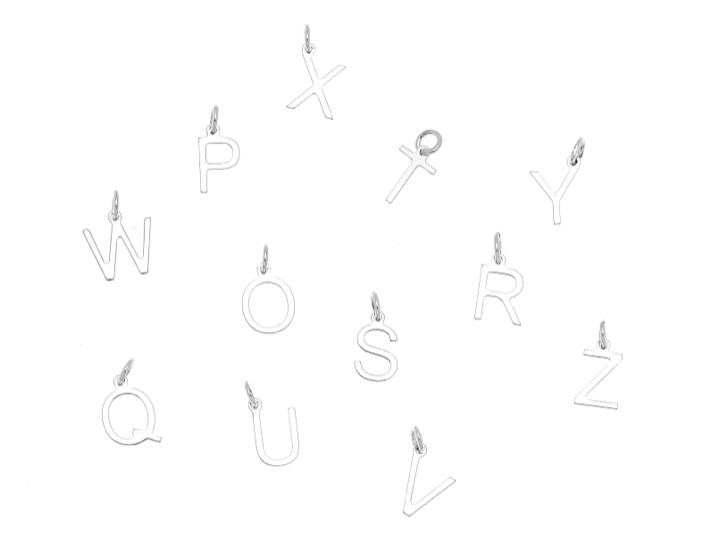 Letters S i gruppen Halskæde / Sølvhalskæde hos SCANDINAVIAN JEWELRY DESIGN (1612111913)