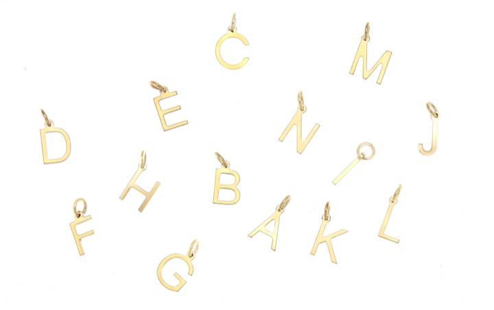 Product Image for CU JEWELLERY Letters I guld