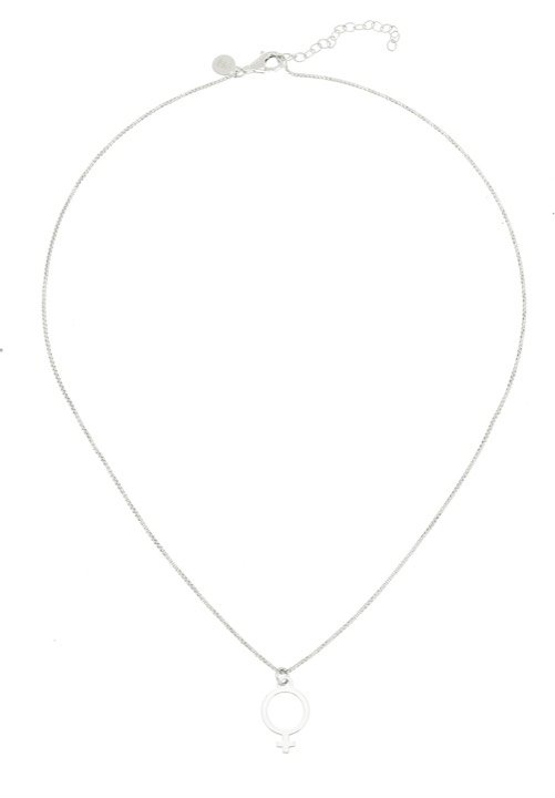 Letters venus neck Sølv 42-47 cm i gruppen Halskæde / Sølvhalskæde hos SCANDINAVIAN JEWELRY DESIGN (1622111007)