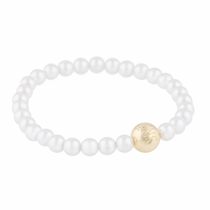 Sophie elastic Bracelet Gold i gruppen Armbånd / Guldarmbånd hos SCANDINAVIAN JEWELRY DESIGN (169-3551-362)