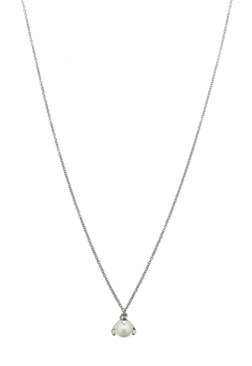 Pearl short Halskæde Sølv 42-47 cm i gruppen Halskæde / Sølvhalskæde hos SCANDINAVIAN JEWELRY DESIGN (1814171001)