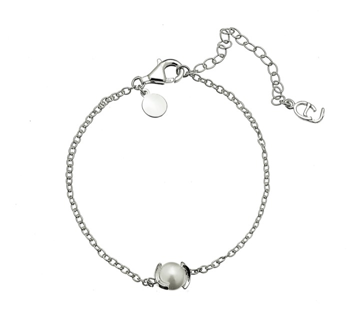 Pearl chain braclet Sølv i gruppen Armbånd / Sølvarmbånd hos SCANDINAVIAN JEWELRY DESIGN (1814371001)
