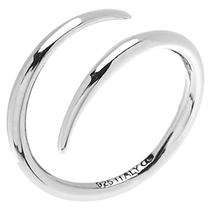 Loop ring Sølv i gruppen Ringe hos SCANDINAVIAN JEWELRY DESIGN (1821510163V)