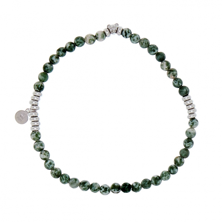 Product Image for CU JEWELLERY Bear elastic brace Armbånd green Sølv 21 cm