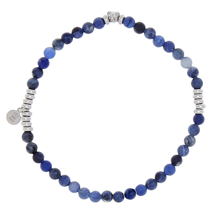 Product Image for CU JEWELLERY Bear elastic brace Armbånd blue Sølv cm