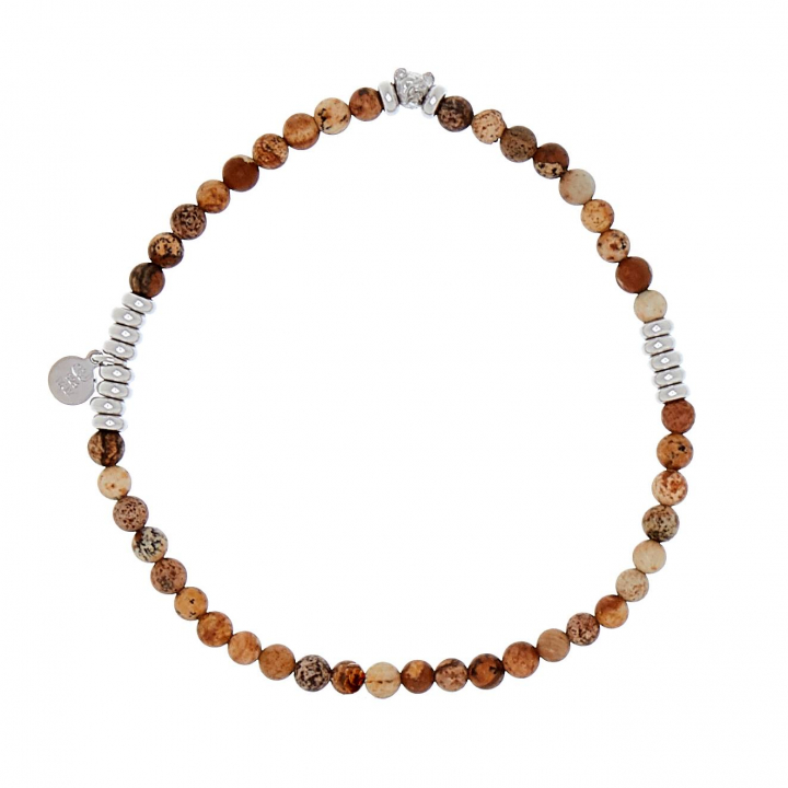 Product Image for CU JEWELLERY Bear elastic brace Armbånd sand Sølv 21 cm