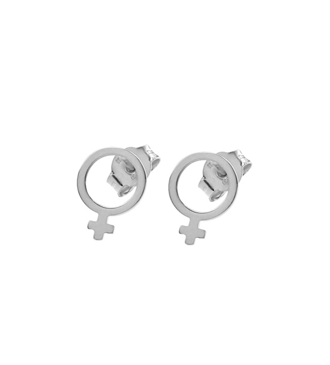 Letters Venus small Ørering Sølv i gruppen Øreringe / Sølvøreringe hos SCANDINAVIAN JEWELRY DESIGN (1826411001)