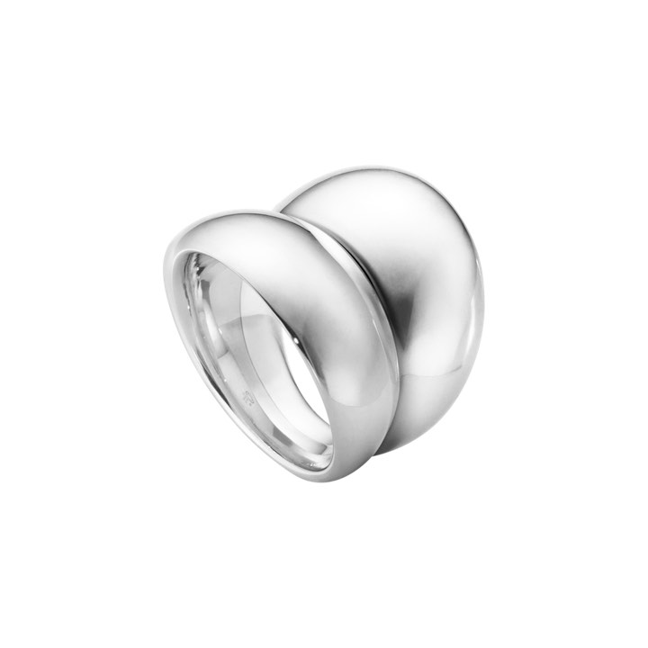 CURVE Ring Sølv i gruppen Ringe / Sølvringe hos SCANDINAVIAN JEWELRY DESIGN (20000023)