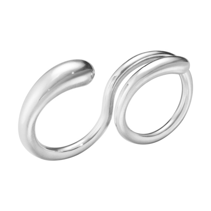 MERCY DOUBLE Ring Sølv i gruppen Ringe / Sølvringe hos SCANDINAVIAN JEWELRY DESIGN (20000081)