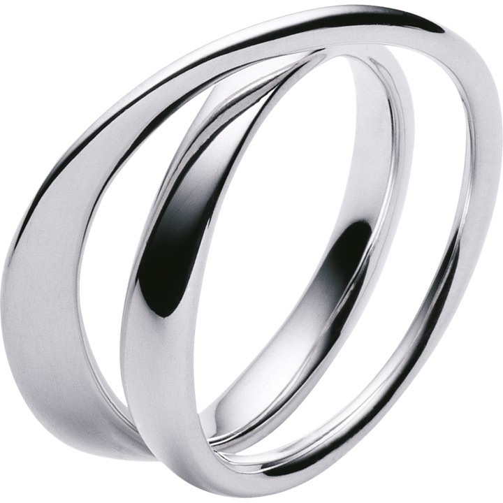 MOEBIUS Ring Sølv i gruppen Ringe / Sølvringe hos SCANDINAVIAN JEWELRY DESIGN (20000309)
