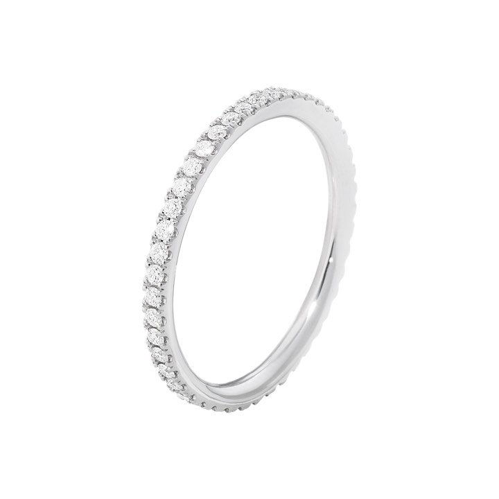 AURORA Ring Diamant 0.22 ct Hvidguld i gruppen Ringe / Forlovelses- og vielsesringe hos SCANDINAVIAN JEWELRY DESIGN (20000440)