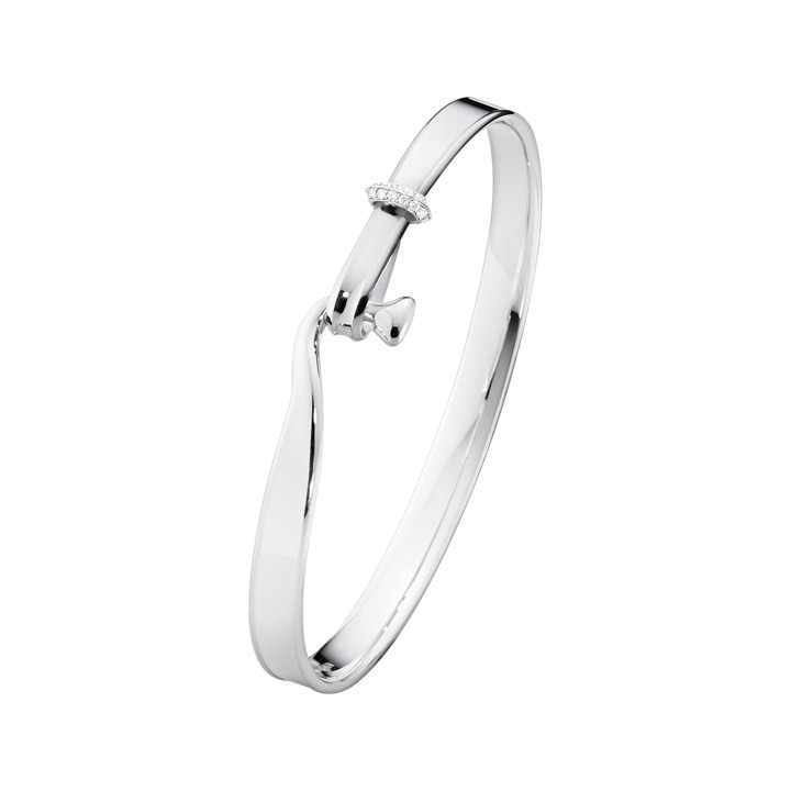 TORUN BANGLE Armbånd Diamant 0.08 ct Sølv i gruppen Armbånd / Armringe hos SCANDINAVIAN JEWELRY DESIGN (20000547)
