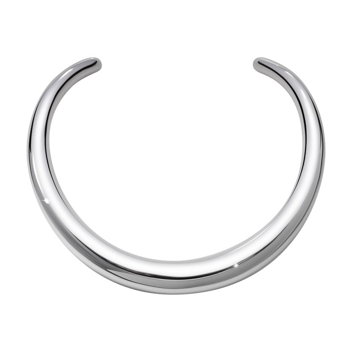 AURA NECKRING Halsring Sølv i gruppen Halskæde / Sølvhalskæde hos SCANDINAVIAN JEWELRY DESIGN (20000561)