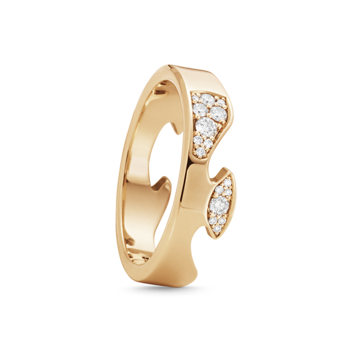 FUSION END Ring Diamant (Roséguld) i gruppen Ringe / Diamantringe hos SCANDINAVIAN JEWELRY DESIGN (20001065)