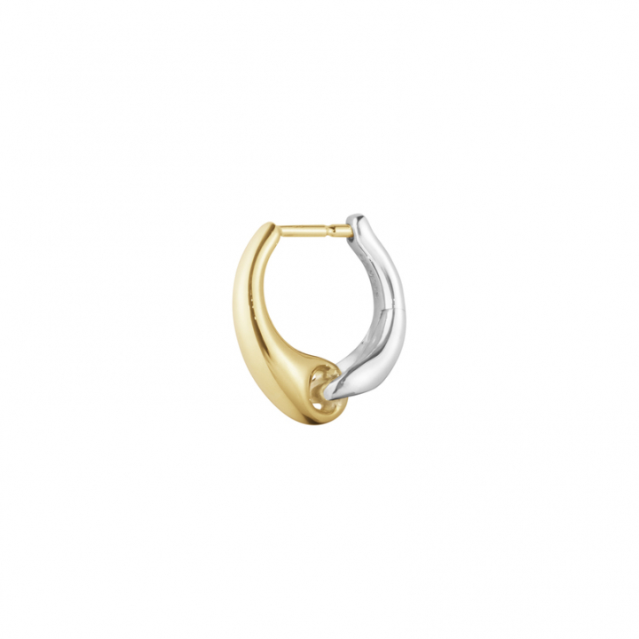 REFLECT SMALL Earring (1pcs) Sølv Gold i gruppen Øreringe / Guldøreringe hos SCANDINAVIAN JEWELRY DESIGN (20001179)