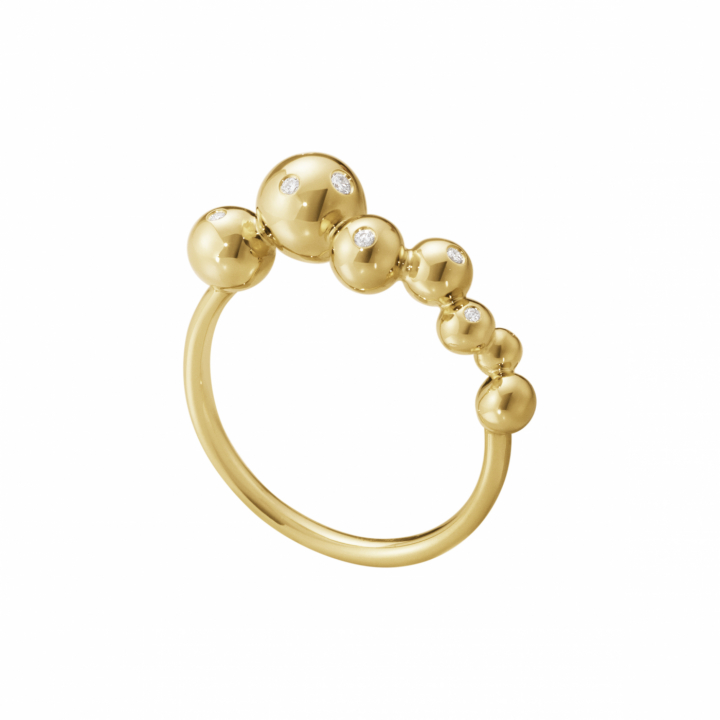 MOONLIGHT GRAPES Ring Gold i gruppen Ringe / Diamantringe hos SCANDINAVIAN JEWELRY DESIGN (20001635)