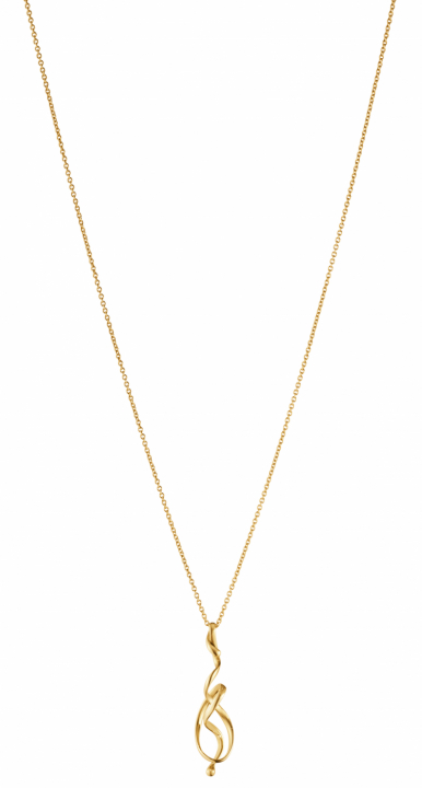 FORGET-ME-KNOT, Torun Necklace Gold i gruppen Halskæde / Guldhalskæde hos SCANDINAVIAN JEWELRY DESIGN (20001680)