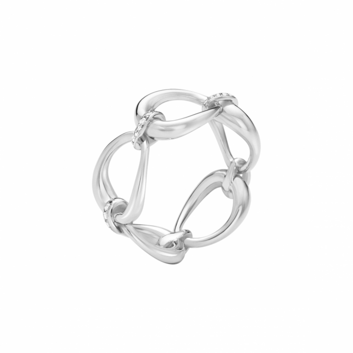 OFFSPRING RING 433C SILVER DIAMONDS 0.14 CT i gruppen Ringe / Diamantringe hos SCANDINAVIAN JEWELRY DESIGN (20001827)