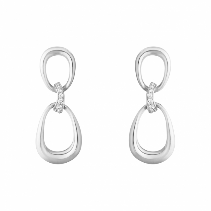 OFFSPRING Earrings Silver Diamonds 0.05ct i gruppen Øreringe / Diamantøreringe hos SCANDINAVIAN JEWELRY DESIGN (20001848)