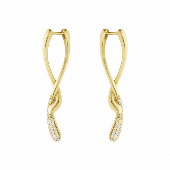 Mercy Earrings Gold 0,37ct i gruppen Øreringe / Diamantøreringe hos SCANDINAVIAN JEWELRY DESIGN (20001933)