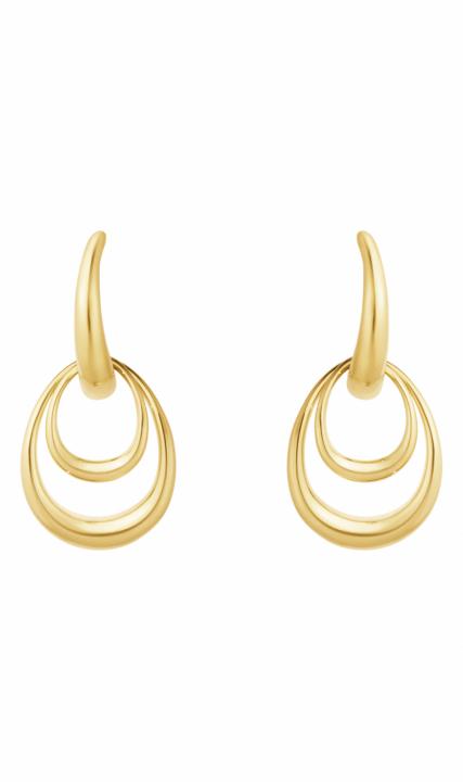 Offspring Earrings small Gold i gruppen Øreringe / Guldøreringe hos SCANDINAVIAN JEWELRY DESIGN (20001945)