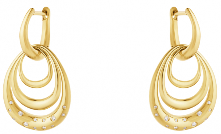 Offspring Earrings Gold 0,08ct i gruppen Øreringe / Diamantøreringe hos SCANDINAVIAN JEWELRY DESIGN (20001959)