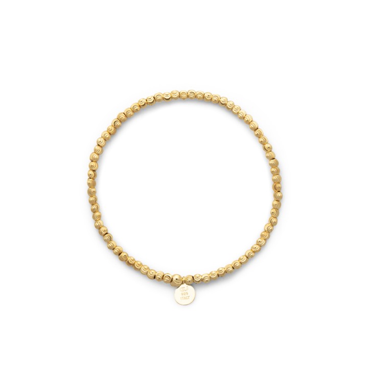 Product Image for CU JEWELLERY Cubic elastic brace Armbånd plain guld 18 cm
