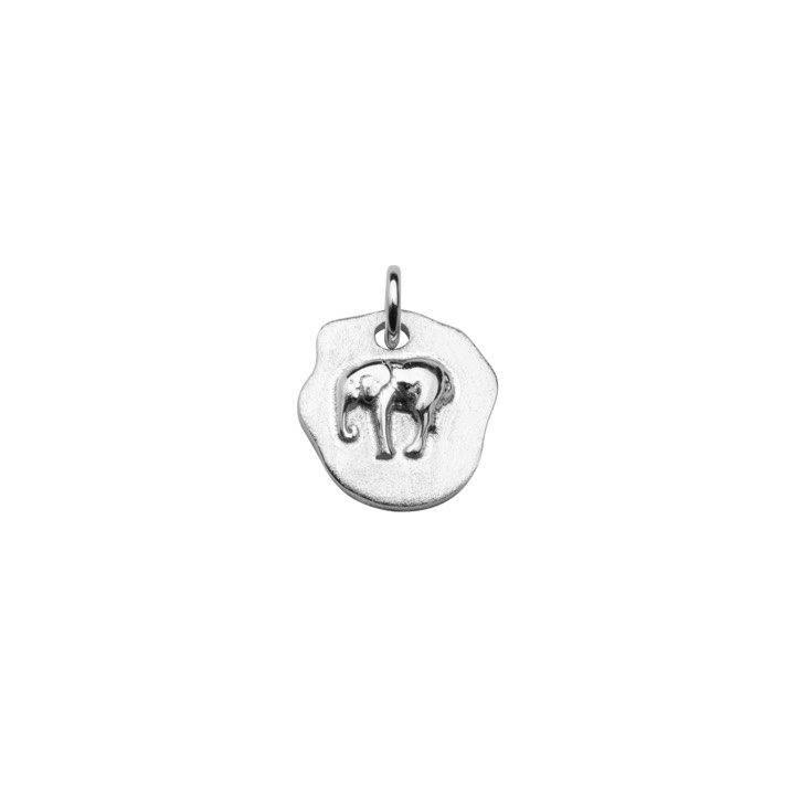 Letters elephant pendant Sølv i gruppen Halskæde / Sølvhalskæde hos SCANDINAVIAN JEWELRY DESIGN (2116670001)