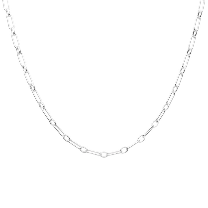 Globe clip neck Sølv 50 cm i gruppen Halskæde / Sølvhalskæde hos SCANDINAVIAN JEWELRY DESIGN (2211170001)