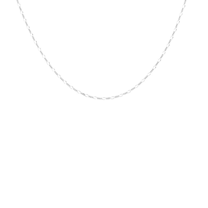 Figaro neck Sølv 40-45 cm i gruppen Halskæde / Sølvhalskæde hos SCANDINAVIAN JEWELRY DESIGN (2214170002)