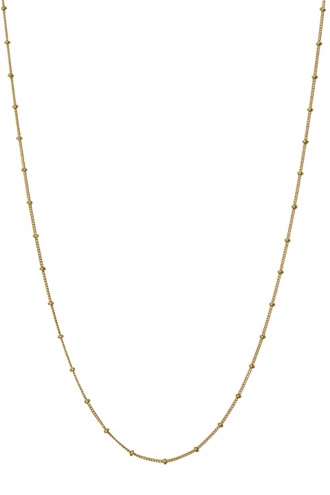 Nala Choker Halskæde (guld) 41 cm i gruppen Halskæde / Guldhalskæde hos SCANDINAVIAN JEWELRY DESIGN (2506a)