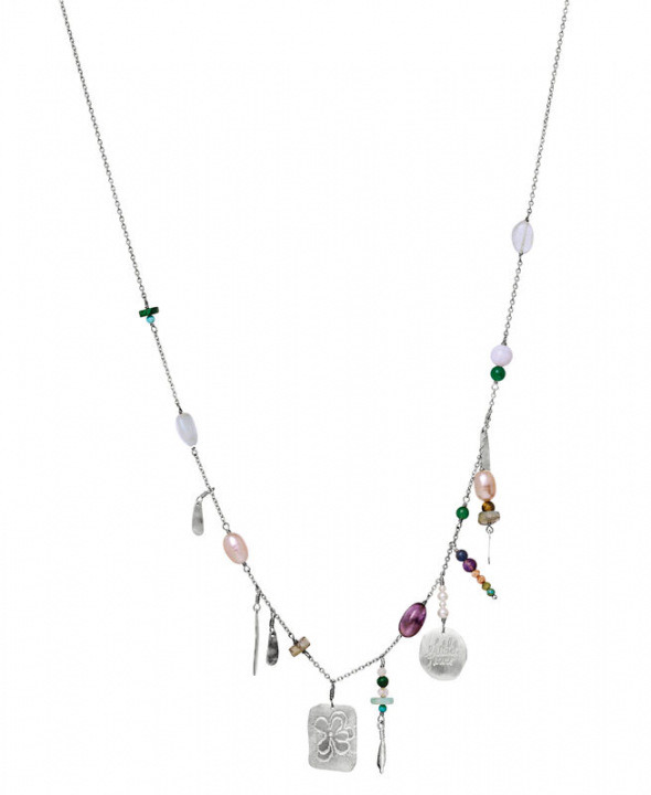 Celia Halskæde Sølv i gruppen Halskæde / Sølvhalskæde hos SCANDINAVIAN JEWELRY DESIGN (2657c)