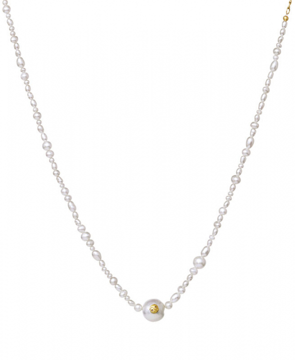 Maggie Halskæde Guld i gruppen Halskæde / Guldhalskæde hos SCANDINAVIAN JEWELRY DESIGN (2665a)