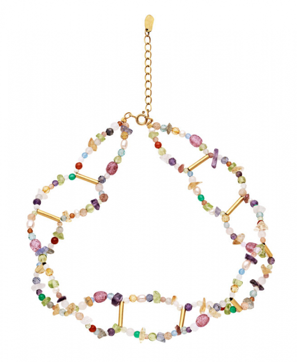 Yrsa Halskæde Guld  i gruppen Halskæde hos SCANDINAVIAN JEWELRY DESIGN (2668a)