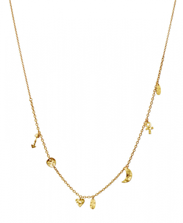 Cresida Halskæde Guld i gruppen Halskæde / Guldhalskæde hos SCANDINAVIAN JEWELRY DESIGN (2677A)