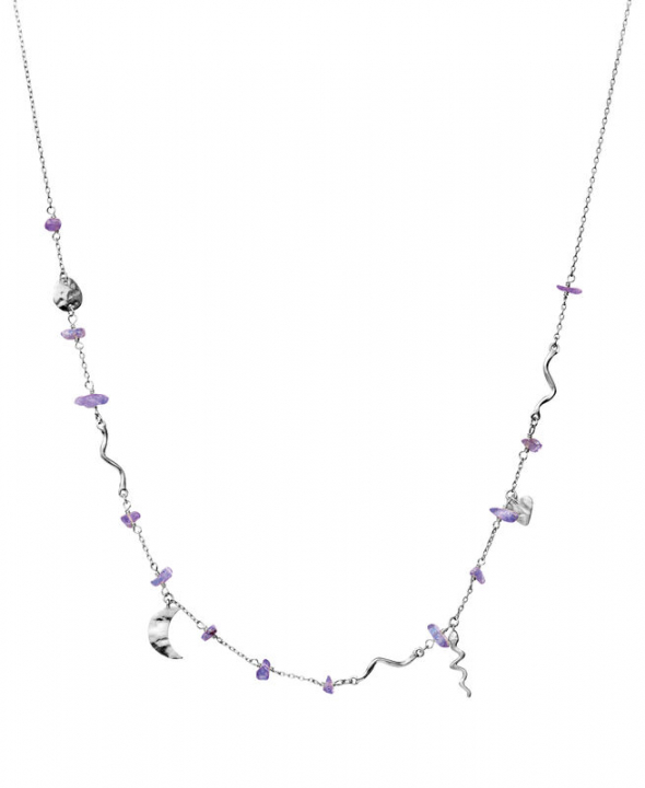 Yolanda Halskæde Sølv i gruppen Halskæde / Sølvhalskæde hos SCANDINAVIAN JEWELRY DESIGN (2681C)