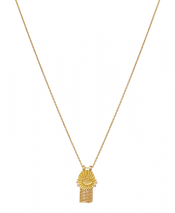 Theia Halskæde Guld i gruppen Halskæde / Guldhalskæde hos SCANDINAVIAN JEWELRY DESIGN (2686A)