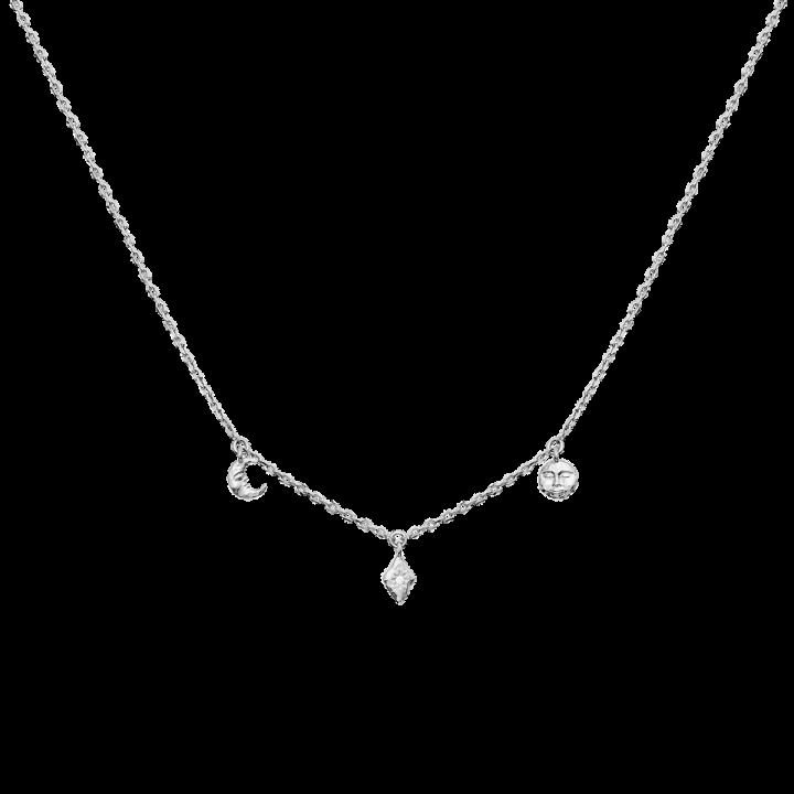 Lea Necklace Silver i gruppen Halskæde / Sølvhalskæde hos SCANDINAVIAN JEWELRY DESIGN (2806C)