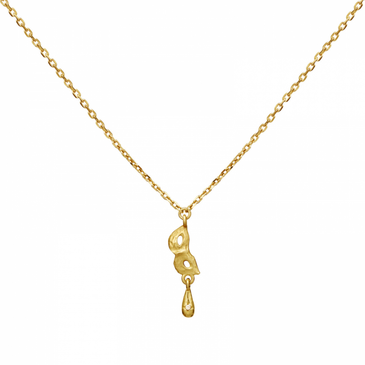 Romeo Necklace Gold i gruppen Halskæde / Guldhalskæde hos SCANDINAVIAN JEWELRY DESIGN (2808A)
