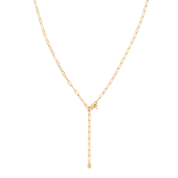 Gemma Necklace Goldplated Silver i gruppen Halskæde / Guldhalskæde hos SCANDINAVIAN JEWELRY DESIGN (300402YG)