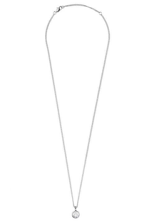 ETTE Sølv CRYSTAL Halskæde i gruppen Halskæde / Sølvhalskæde hos SCANDINAVIAN JEWELRY DESIGN (329682)