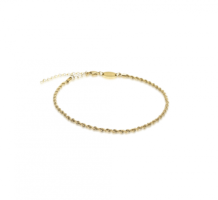 G Twist 22-27 cm i gruppen Tilbehør / Anklet hos SCANDINAVIAN JEWELRY DESIGN (34-23980-00)