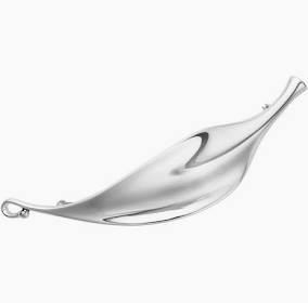 VIVIANNA TORUN Brooch Silver feather i gruppen Tilbehør hos SCANDINAVIAN JEWELRY DESIGN (3531591)