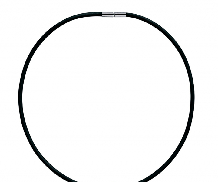 Necklace rubber 4mm (no pendant) i gruppen Halskæde / Sølvhalskæde hos SCANDINAVIAN JEWELRY DESIGN (353276)